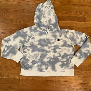 Champion-  Next Door Hoodie Blue /White Tie Dye. Size XL